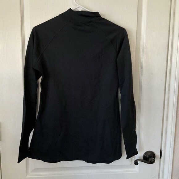 Under Armour ColdGear Womens Shirt Long Sleeve Mock Neck Sz LG Embroidered Logo - Picture 2 of 9